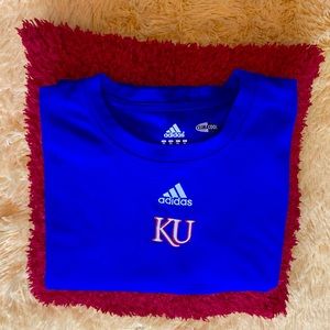 Men Kansas University Shirt, Size 2x. Royal Blue … - image 1